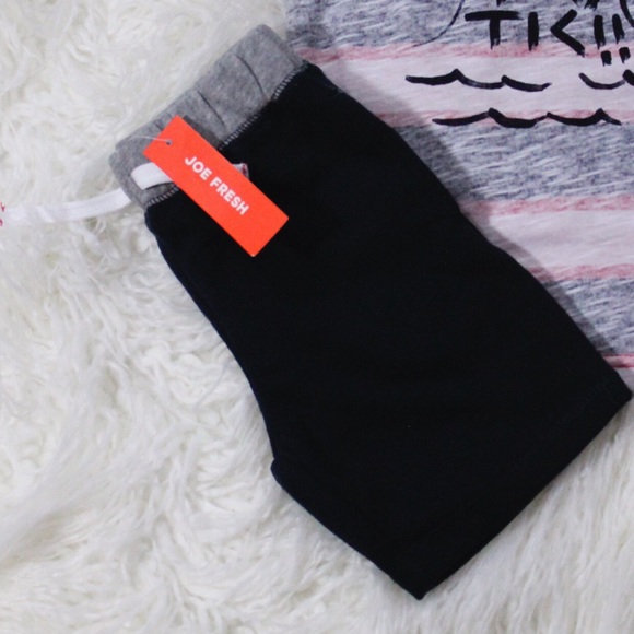 NWT Joe Fresh 2 Piece Tank & French Terry Shorts - Picture 7 of 8